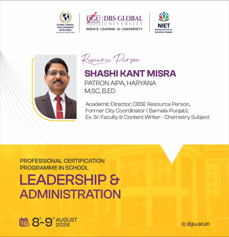 Resource person card for Shashi Kant Misra